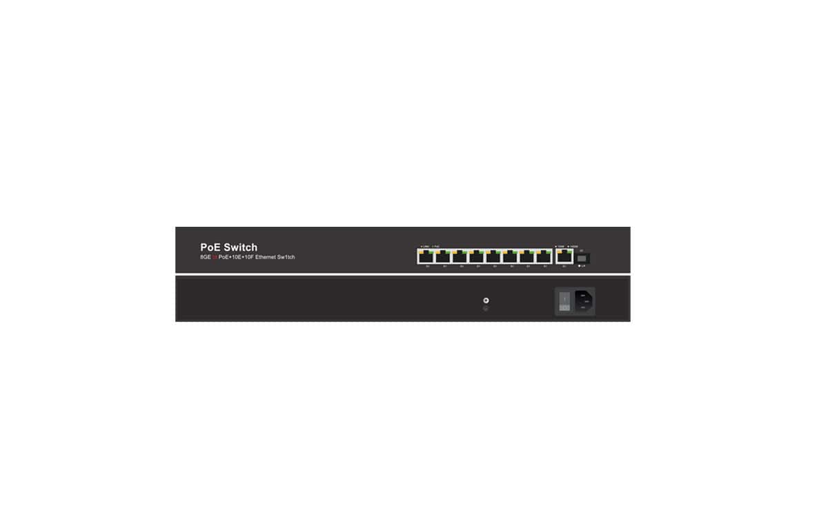 8-Port Gigabit PoE++ Switch with 95W PoE Output & SFP Uplink